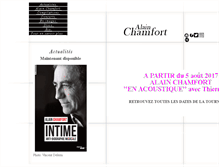 Tablet Screenshot of alain-chamfort.com