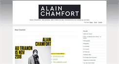Desktop Screenshot of historique.alain-chamfort.net